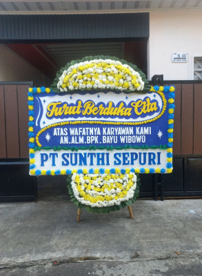 Papan Bunga Duka di Tongole